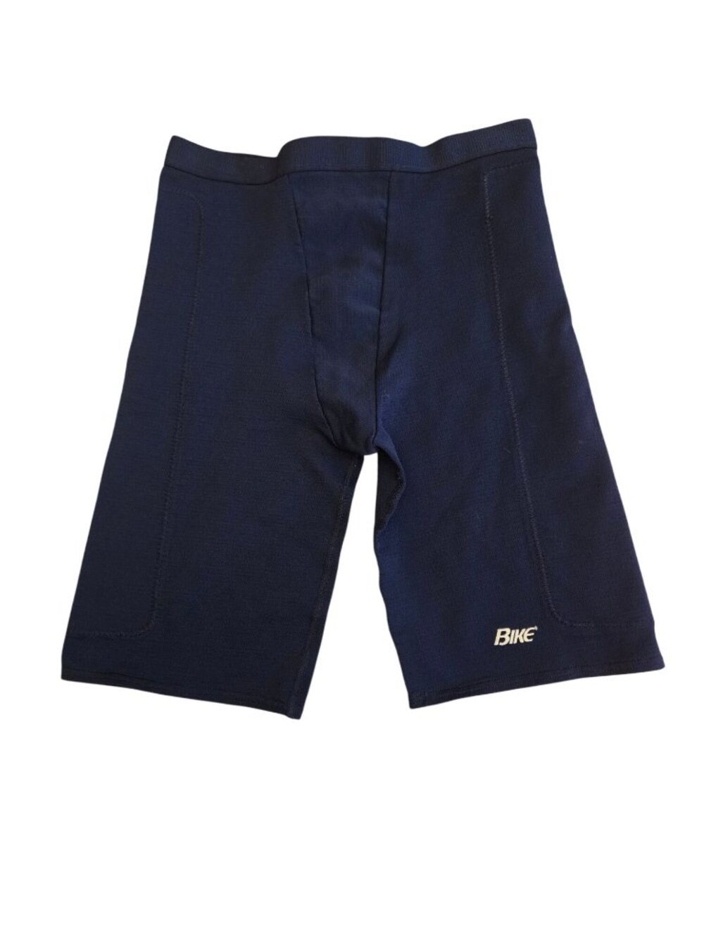 Vintage BIKE Navy Blue Compression Shorts Athletic Support Base Layer USA